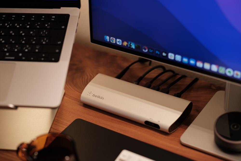 新色追加 BELKIN ベルキン Thunderbolt 3 Express Dock HD 0.5m 3ケーブル付 サンダーボルト  ドッキングステーションF4U095JA fucoa.cl